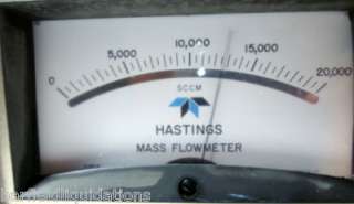 HASTINGS STP 21.1 C, 760MM HG. MASS FLOW METER ALL 50KX  