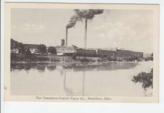  Paper Co Hamilton OH Old Postcard Ohio Butler County Factory  