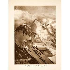  1929 Photogravure Ober Gablehorn Obergabelhorn Pennine 