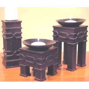  HEX CANDLE STAND: Home & Kitchen