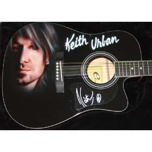 KEITH URBAN Autographed Guitar   Signed & Custom Airbrushed