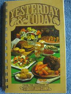 COOKBOOK YESTERDAY & TODAY STOKELY VAN CAMP 1980 NICE FOR COLLECTION 