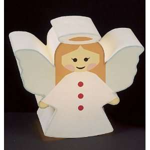    Childrens Quality Designed White Angel Bedroom Night Light: Baby