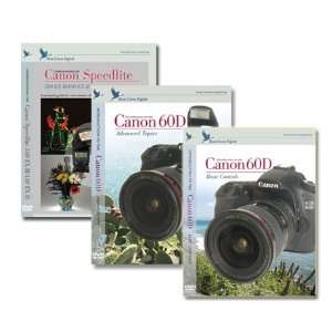  Blue Crane Digital Canon 60D DVD 3 Pk Volume 1 & 2 and 