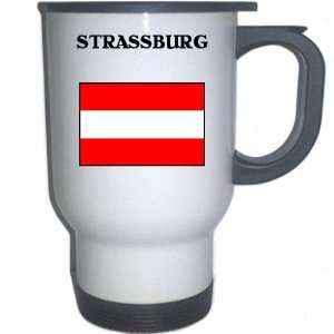  Austria   STRASSBURG White Stainless Steel Mug 