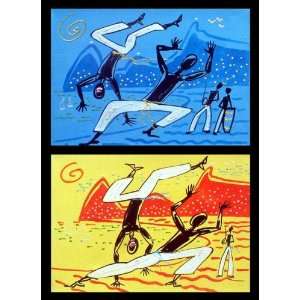  Art of Capoeira I (diptych): Home & Kitchen