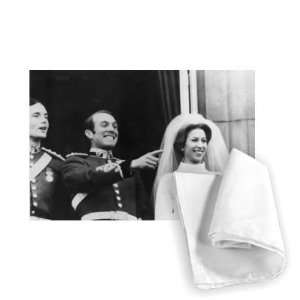  Princess Anne and Capt. Mark Phillips   Tea Towel 100% 