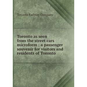  Toronto as seen from the street cars microform : a 