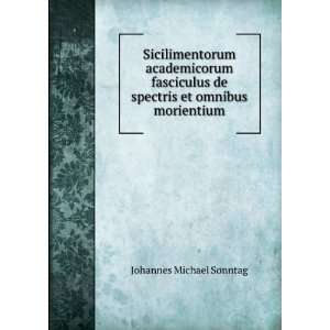  Sicilimentorum Academicorum Fasciculus De Spectris Et 