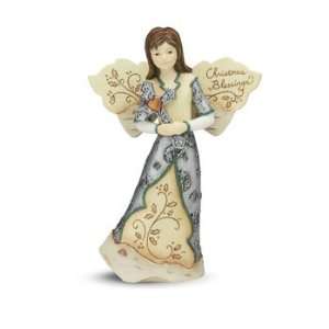   82149 Christmas Blessings 5.5 Angel Holding Cross: Home & Kitchen