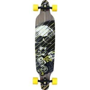  Sector 9 Drop Thru Carbonite Yellow Complete Longboard 