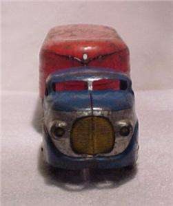   Wyandotte Highway Freight Hauler Red & Blue Pressed Steel Truck 1940s