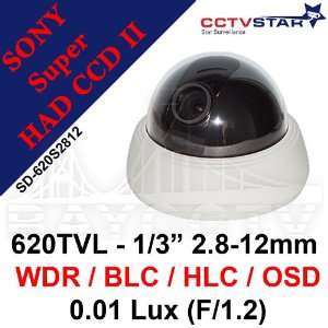 CCTVSTAR SD 620S2812 WHITE 1/3 a?? SONY SUPER HAD CCD II 2.8MM 