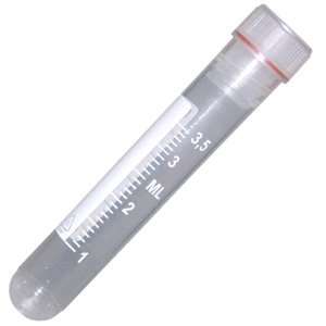CryoCLEAR vials, 4.0mL, STERILE, Internal Threads, Attached Screwcap 