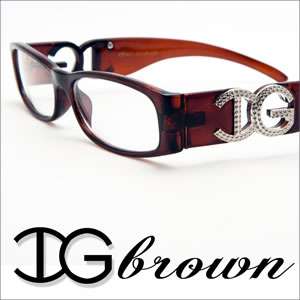 Clear Lens Eye Wear RX Ready Frames Leopard Black Brown  