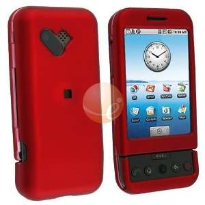   on Rubber Coated Case w/ Belt Clip for HTC G1 Google, Red: Electronics