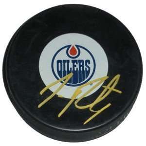  Jeff Petry Signed Edmonton Oilers Hockey Puck Sports 