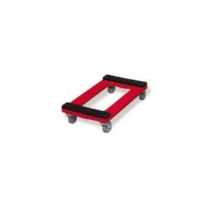  Rubbermaid FG9T5500 RED   Dolly w/ Padded Deck, 30 x 18 in 