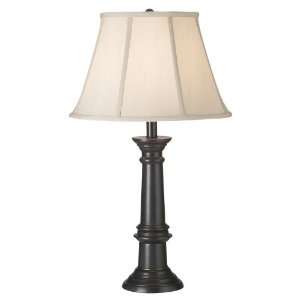 Bronze Column Metal Table Lamp: Home Improvement