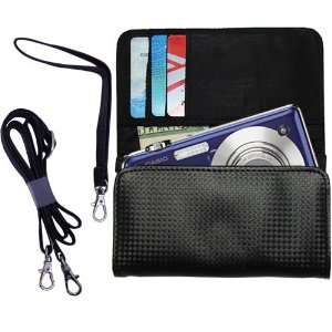  Black Purse Hand Bag Case for the Casio Exilim EX S10 with 