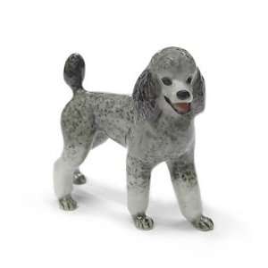  POODLE Dog STANDARD Gray PUPPY Stands MINIATURE New 