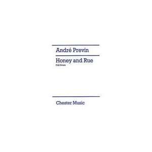  Andre Previn Honey And Rue (Full Score) Musical 