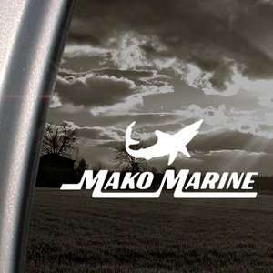    Mako Sharks Decal BOAT CRUISER Truck Window Sticker Automotive