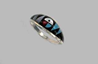 UNIQUE RING, BLACK ONYX, PEARL, TURQUOISE  