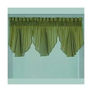  JC Penney Wendy Cotton Fluted Valance Olive: Home 