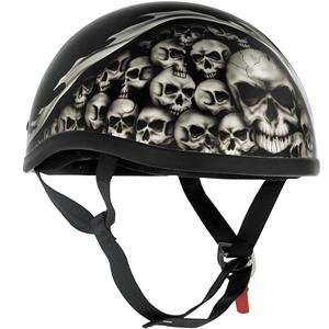  Skid Lid Original Helmet   Small/Skulls Automotive
