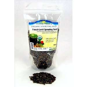 Organic French Lentil Sprouting Seeds  1 Lbs  French Lentils  Perfect 