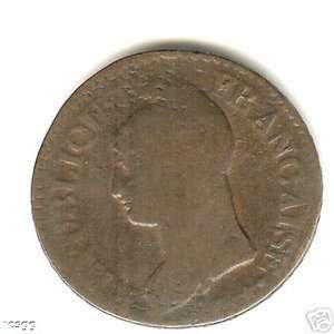  FRANCE L AN 8aa 5 CENTIMES COPPER COIN 