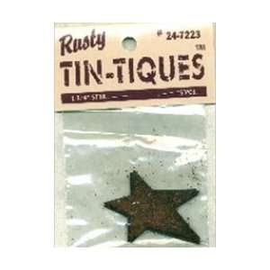  DCC Rusty Tin Tiques Tin Cut Outs Star 1 3/4 3/Pkg 24 
