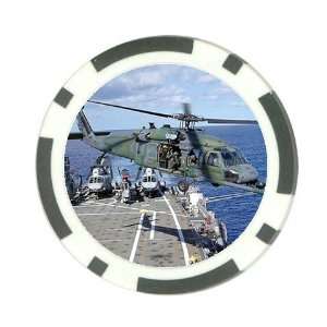  Helicopter hh60 pave hawk Poker Chip Card Guard Great Gift 