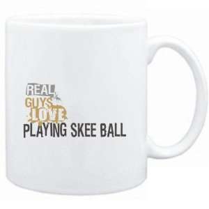 Mug White  Real guys love playing Skee Ball  Sports:  