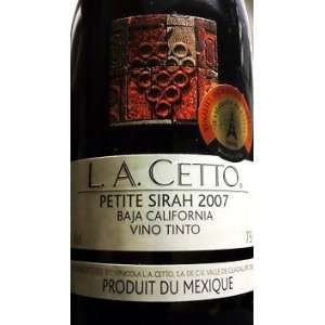  L. A. Cetto Petite Sirah 2007 750ML Grocery & Gourmet 