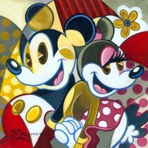  Cubist Couple Deluxe   Disney Fine Art Giclee by Tim 
