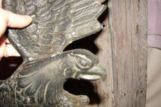 Vintage Cast Iron Eagle Wall Decor  