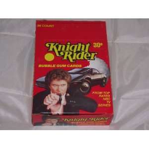   Knight Rider Vintage (1982) Full Trading Card Box 36 Wax Packs: Toys