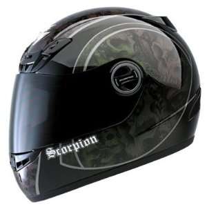   Motorcycle Helmet   Skull Bucket, Chamel Black XX Large Automotive