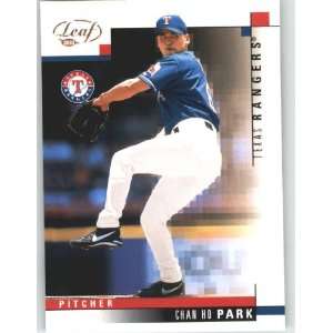  2003 Leaf #109 Chan Ho Park   Texas Rangers (Baseball 