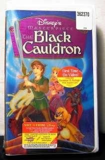 The Black Cauldron VHS NEW Disney clamshell 786936020212  