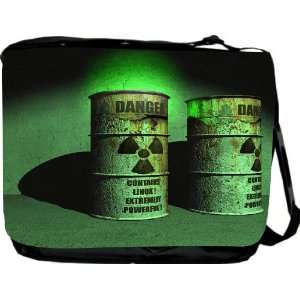  Rikki KnightTM Radioactive Barrels Design Messenger Bag   Book 