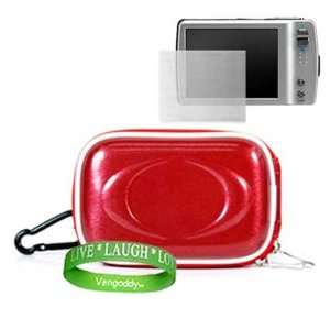 HP PB360 Touch Screen Camera Accessories Kit: Ruby Red Protective Hard 