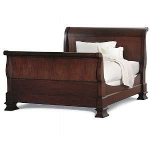 Hamilton Sleigh Bed  Antique Mahogany By Charles P. Rogers   Queen Bed 