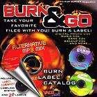 Burn & Go PC CD create custom photo music mix with CD label labeling 