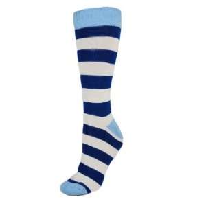 Custom Sock Source Blue Striped Knee High CrossFit Socks:  