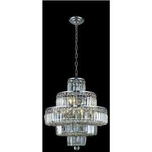    Elegant Lighting 2038D20C GT/RC chandelier: Home Improvement