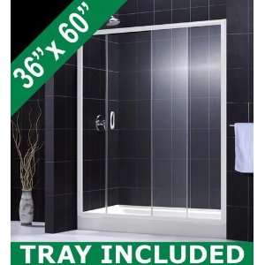 Shower Enclosure : INFINITY Glass Shower Door SHDR 1060726: 60W x 