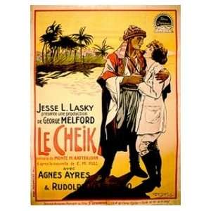  Le Cheik   French Movie Art   11x17 Masterprint